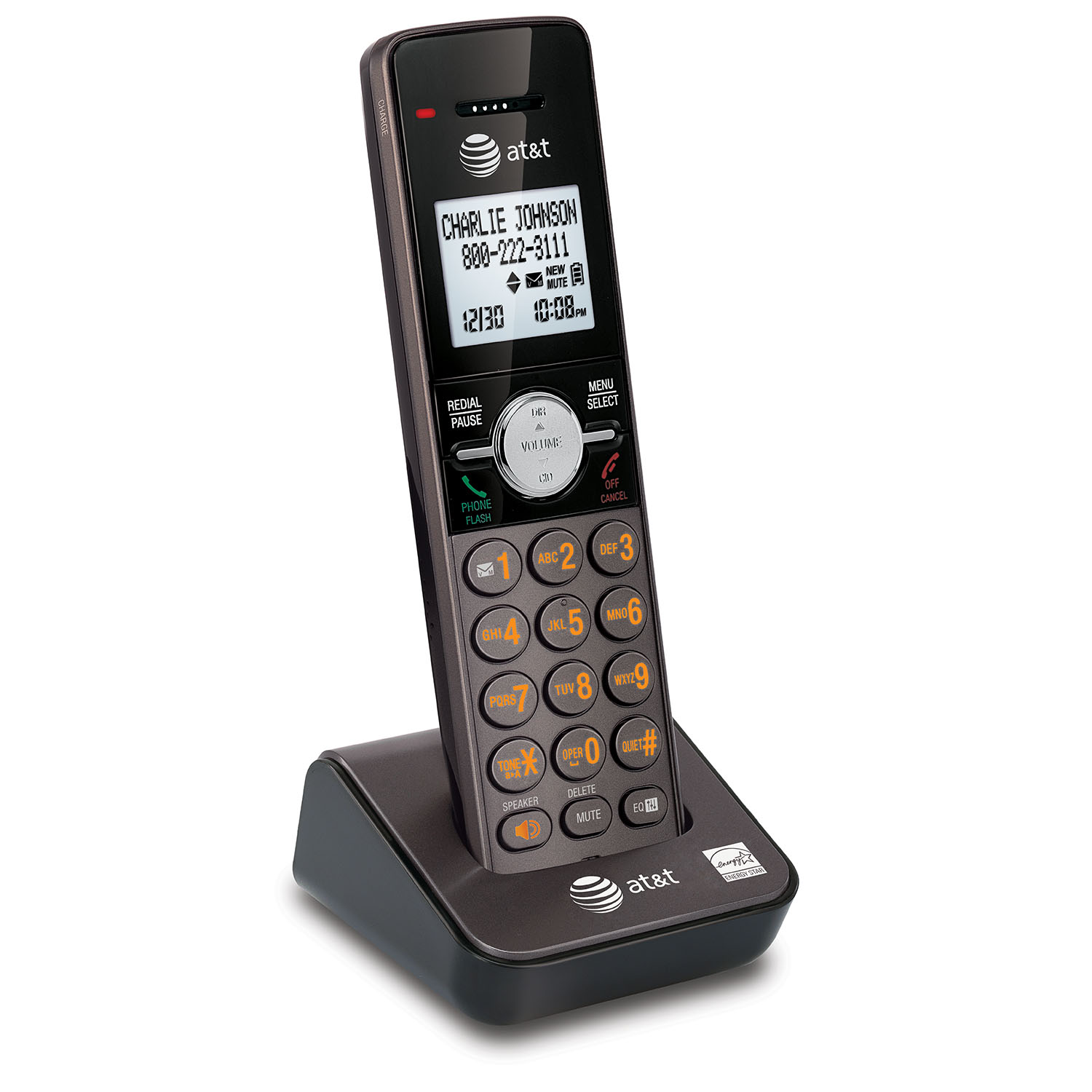 6 handset cordless answering system with caller ID/call waiting - view 11